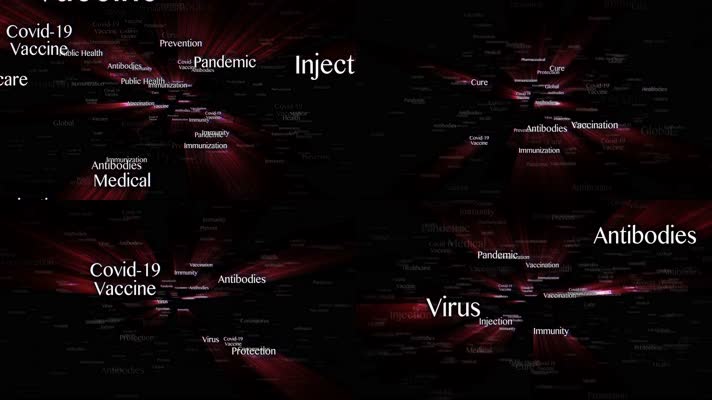 新型冠状病毒文字动画英文英语叙述