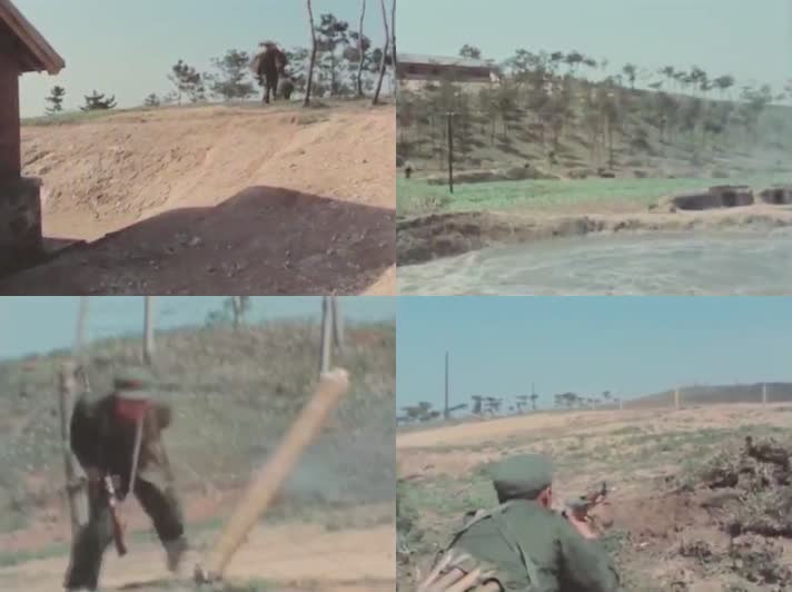 70年代士兵战术训练