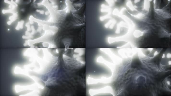 新型冠状病毒肺炎显微镜微生物医学样本LED