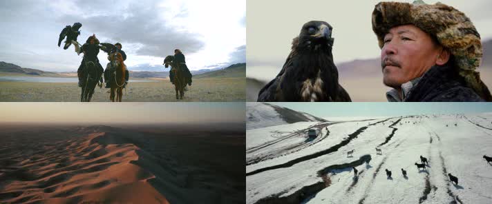 蒙古人文文化，蒙古猎鹰者