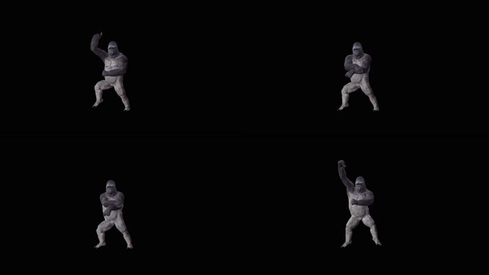 【4K】大猩猩跳舞