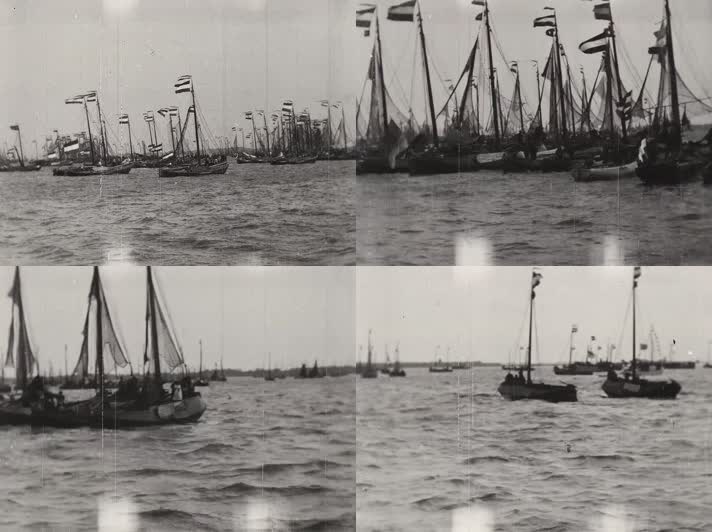 荷兰1900年Muiden港口码头