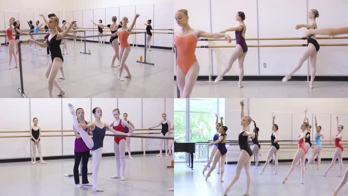 芭蕾舞练舞舞室，舞蹈老师