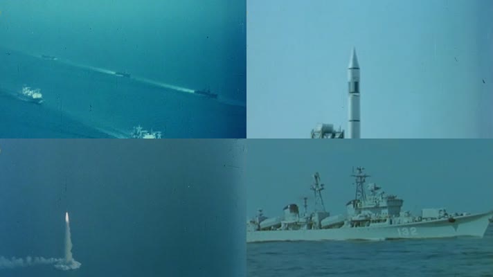 八十年代中国海军核潜艇火箭发射