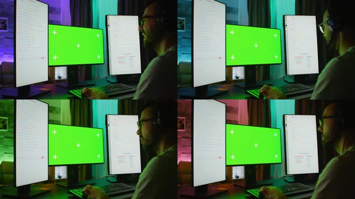电脑工作绿屏，电脑屏幕绿屏
