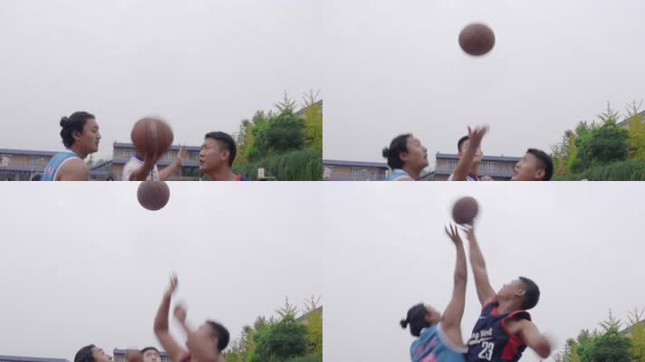 大学生青年篮球赛视频实拍