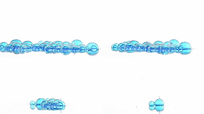 化妆品广告小视频分子细胞水珠精华液