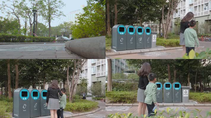 深圳城市垃圾分类文明行为