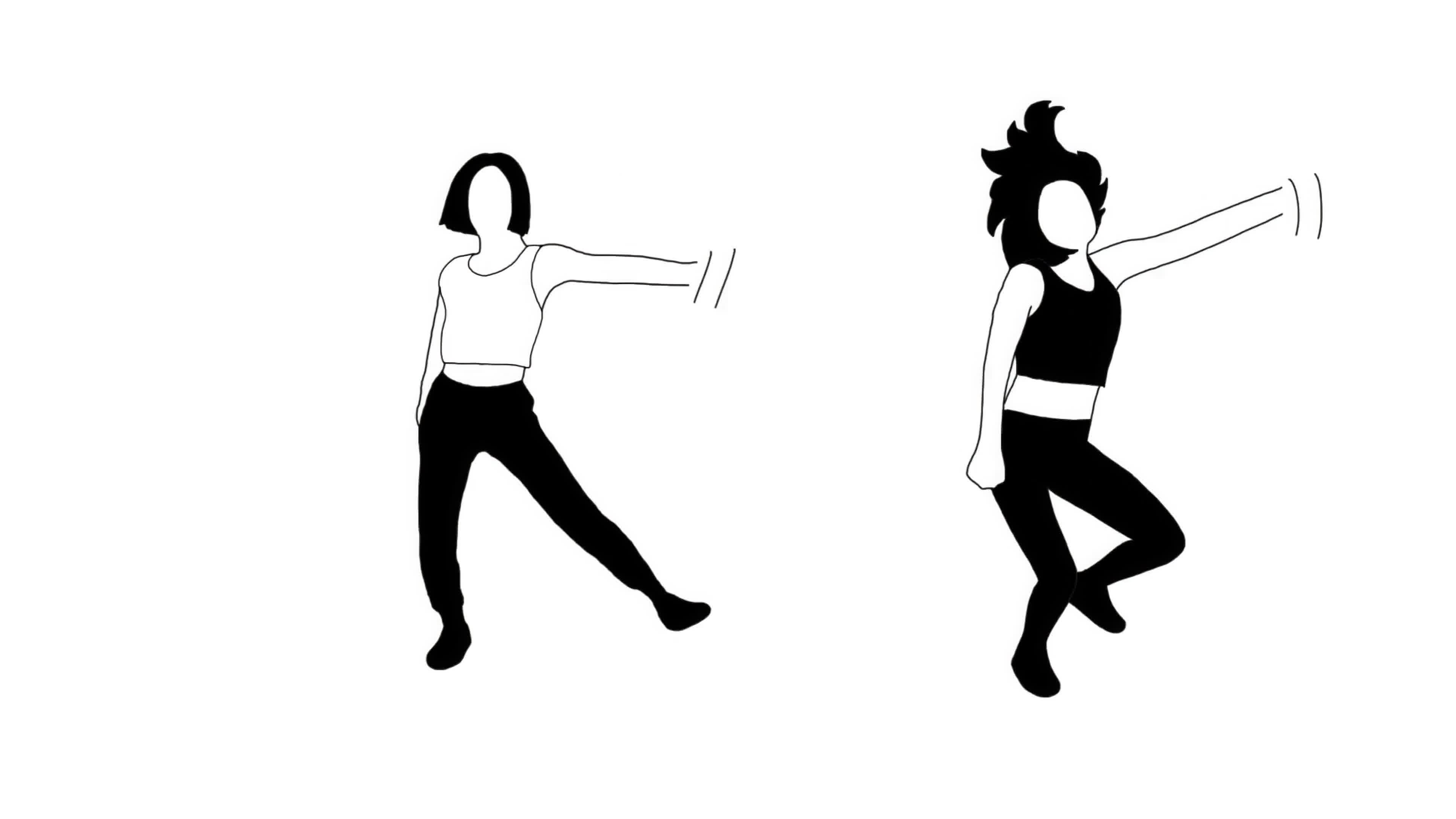 卡通女孩跳舞壁纸-动漫女孩跳舞动态壁纸- Mac下载