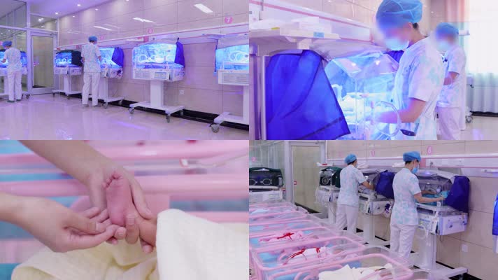 婴儿蓝光室护理A4k