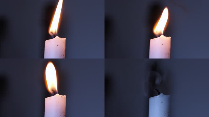 蜡烛，吹蜡烛，蜡烛熄灭