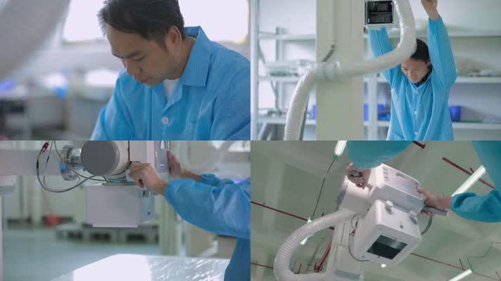 深圳医疗器械企业工人调试测试设备车间
