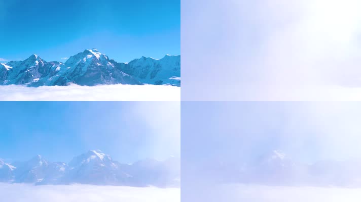 山 山顶山峰  云雾缭绕 山脉风景 梦想 云层