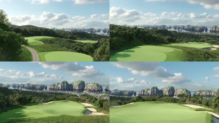高尔夫球场 果岭高尔夫 绿色规划 高尔夫