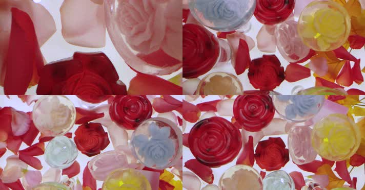 玫瑰花工艺品频玫瑰花造型香皂花皂花瓣