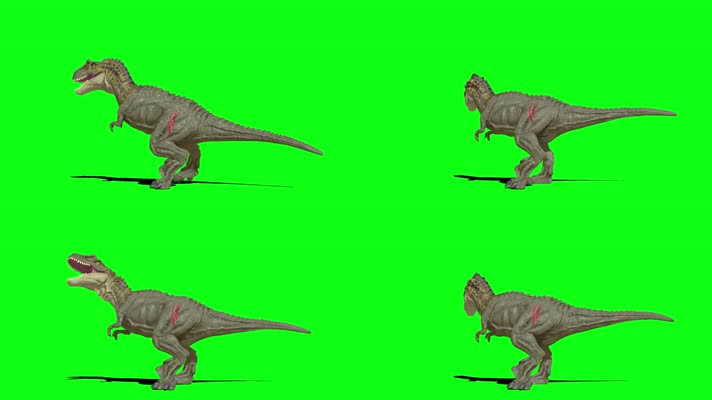 恐龙咆哮绿屏