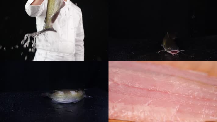 青江鱼-杀鱼-片鱼-鮰鱼-生鱼片