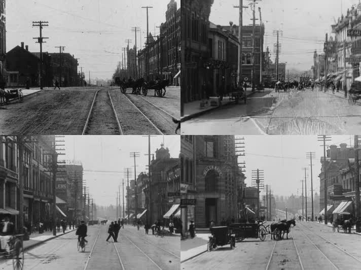 1907年温哥华和维多利亚大街