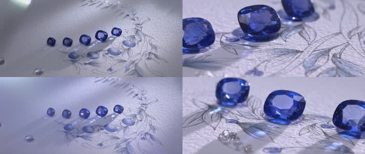 尚美巴黎 自然灵感 高定珠宝系列 蓝色宝