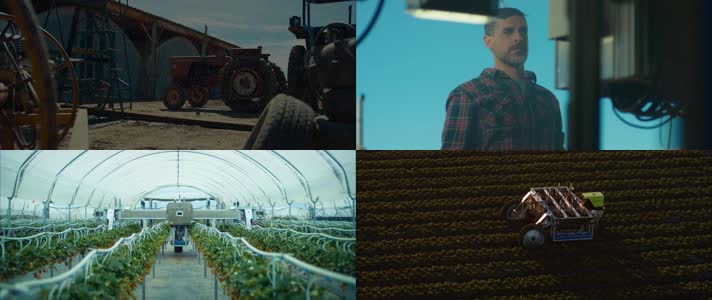 机器人采摘草莓，农业自动化