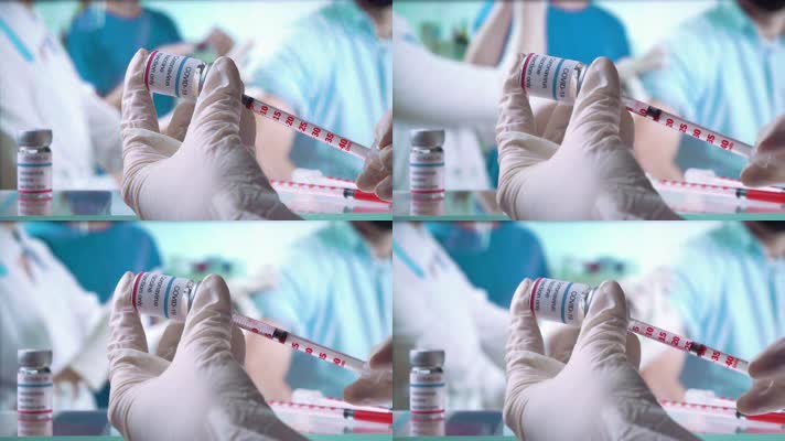 护士 医生 疫苗接种  
