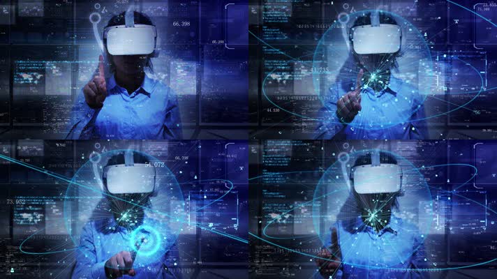VR智能眼镜虚拟现实体验ae模板