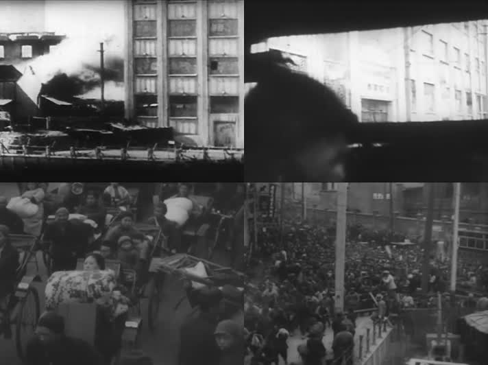 40年代上海抗战百姓避难逃荒