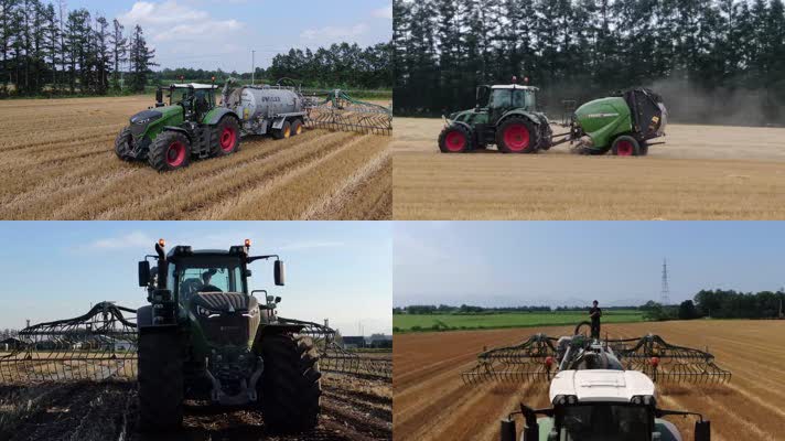 农业机械化，机械化耕种，现代化农业