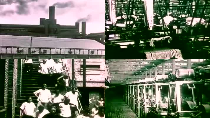 30年代上海织布厂纺纱厂