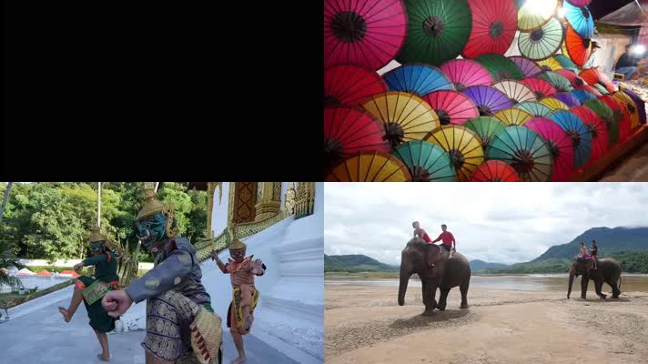 老挝，各景点，老挝宣传片