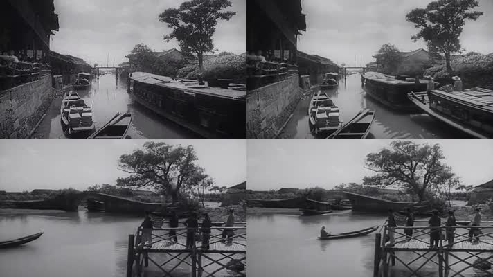 70年代京杭运河码头