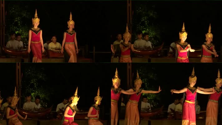 东南亚美女舞蹈，少数民族舞蹈