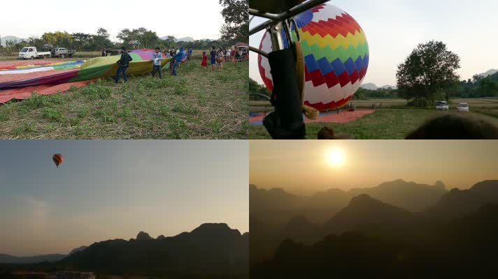 老挝，老挝热气球