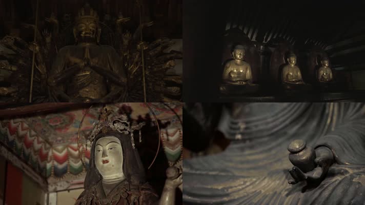 佛教佛像，庄严肃穆，佛像合集