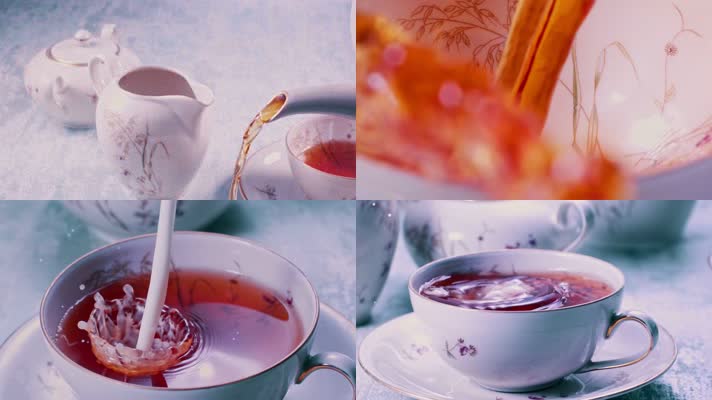 泡红茶