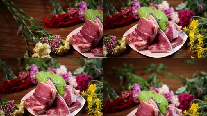 五花肉 猪肉 肥肉 食材 美食 (2)