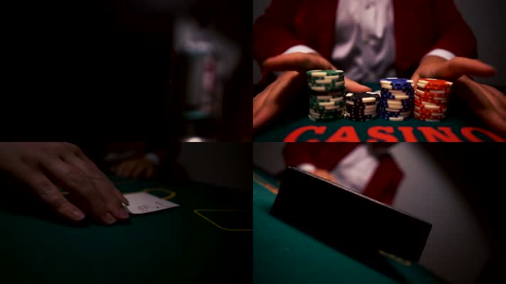 赌博筹码，扑克赌博，德州扑克