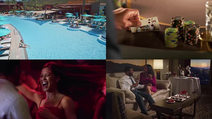 赌场酒店，激情狂欢，情侣美食休闲娱乐