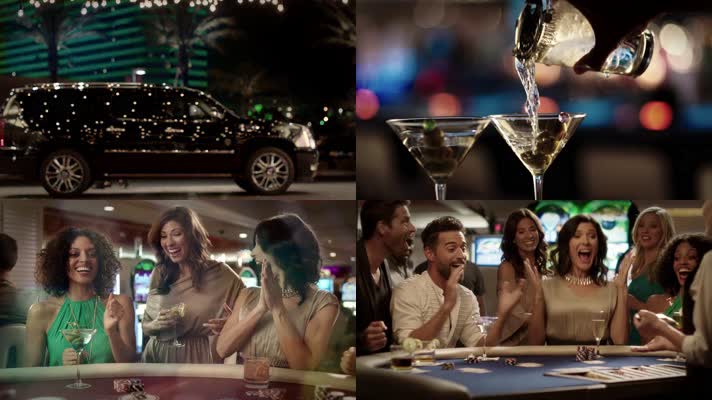 赌场酒店，激情狂欢，情侣美食休闲娱乐