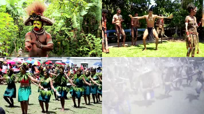 非洲舞蹈手鼓竹杆-几内亚-印第安人