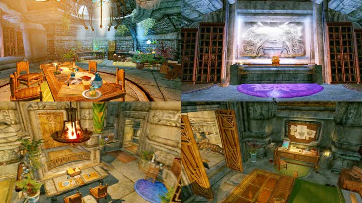 魔法城堡室内-3D
