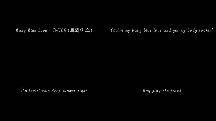 TWICE (트와이스) - Baby Blue Love