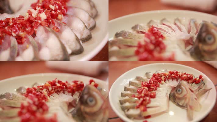 实拍厨师制作国宴大菜孔雀鱼 (3)