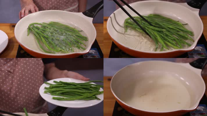 实拍处理腌泡菜长豇豆 (16)