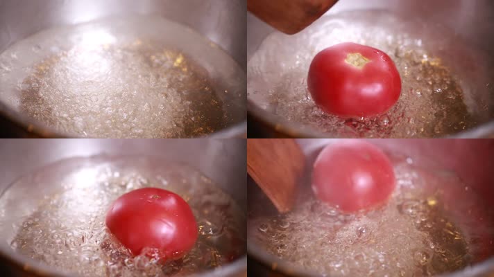 实拍开水番茄去皮窍门 (4)