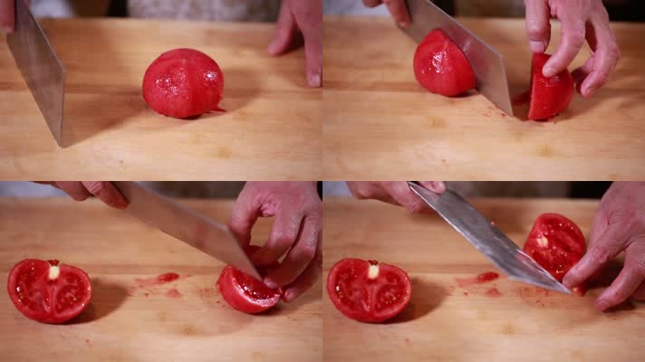 实拍开水番茄去皮窍门 (7)