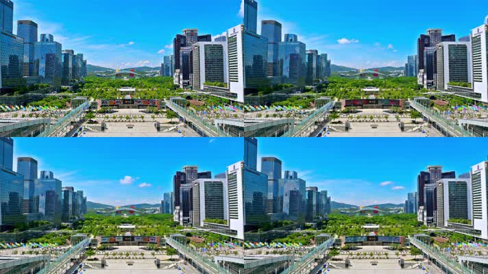 深圳市民中心政府市民中心市民广场皇庭广场