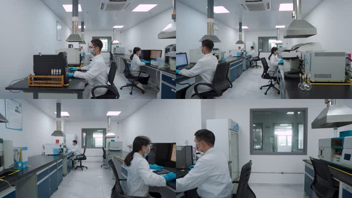 4k深圳科技公司科技实验室工作视频
