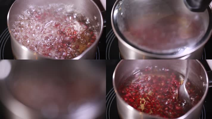 实拍煮红豆汤 (4)
