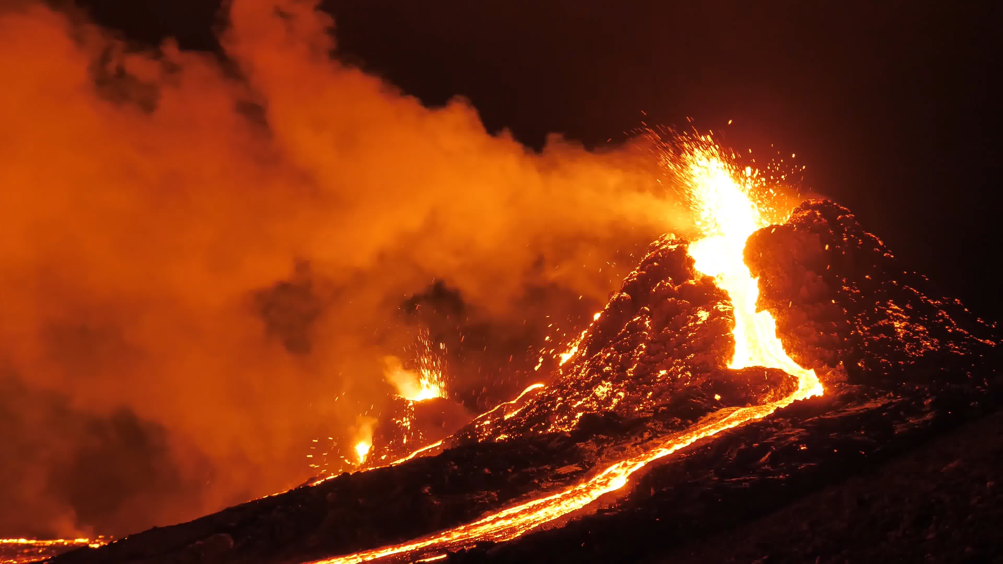 大自然壮丽风景之唯美好看的火山爆发图片壁纸【10】 - 摄影 - 亿图全景图库